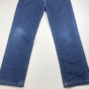 Boys Clothing & Co, blue denim jeans, adjustable, Inside leg: 53.5cm, GUC, size 7,  