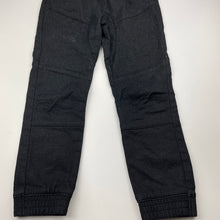 Load image into Gallery viewer, Boys Anko, dark stretch denim pants, elasticated, Inside leg: 51cm, EUC, size 8,  