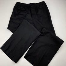 Load image into Gallery viewer, Boys Bare &amp; Ley, black school pants, elasticated, Inside leg: 65cm, EUC, size 14,  
