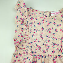 Load image into Gallery viewer, Girls Mango, lightweight floral cotton ruffle top, FUC, size 5,  