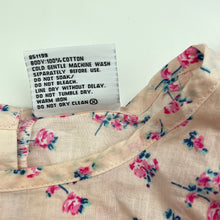 Load image into Gallery viewer, Girls Mango, lightweight floral cotton ruffle top, FUC, size 5,  