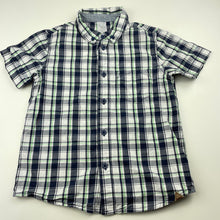 Load image into Gallery viewer, Boys Target, checked cotton short sleeve shirt, EUC, size 5,  