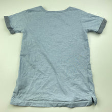 Load image into Gallery viewer, Boys Anko, blue marle t-shirt / top, marks on front, FUC, size 5,  