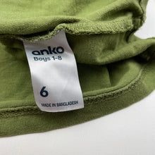 Load image into Gallery viewer, Boys Anko, khaki long sleeve cotton t-shirt / top, FUC, size 6,  