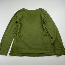 Load image into Gallery viewer, Boys Anko, khaki long sleeve cotton t-shirt / top, FUC, size 6,  