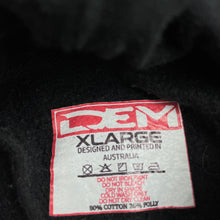Load image into Gallery viewer, Girls DEM, black fleece lined hoodie sweater, armpit to armpit: 42cm, GUC, size 10,  