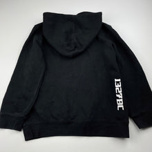 Load image into Gallery viewer, Girls DEM, black fleece lined hoodie sweater, armpit to armpit: 42cm, GUC, size 10,  