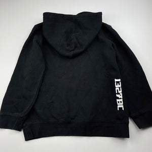 Girls DEM, black fleece lined hoodie sweater, armpit to armpit: 42cm, GUC, size 10,  