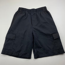 Load image into Gallery viewer, Boys LWR, school cargo shorts, elasticated, EUC, size 8,  