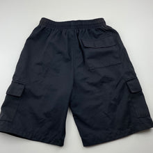 Load image into Gallery viewer, Boys LWR, school cargo shorts, elasticated, EUC, size 8,  