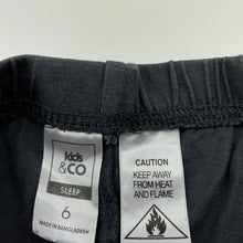Load image into Gallery viewer, Boys Kids &amp; Co, grey cotton pyjama shorts, elasticated, FUC, size 6,  