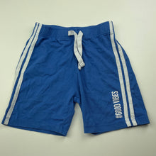 Load image into Gallery viewer, Boys KID, blue cotton shorts, elasticated, FUC, size 6,  