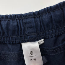 Load image into Gallery viewer, Boys Target, navy school shorts, elasticated, GUC, size 3-4,  