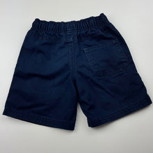 Load image into Gallery viewer, Boys Target, navy school shorts, elasticated, GUC, size 3-4,  