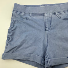 Load image into Gallery viewer, Girls Target, blue stretchy shorts, elasticated, GUC, size 6,  