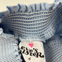 Load image into Gallery viewer, Girls Eve&#39;s Sister, blue lyocell skirt, elasticated, EUC, size 4,  