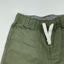 Load image into Gallery viewer, Boys Anko, khaki linen shorts, elasticated, EUC, size 8,  