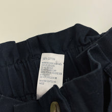 Load image into Gallery viewer, Girls Anko, navy cotton shorts, elasticated, EUC, size 7,  