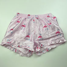 Load image into Gallery viewer, Girls Mango, lightweight pyjama shorts, flamingos, GUC, size 6,  