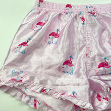 Load image into Gallery viewer, Girls Mango, lightweight pyjama shorts, flamingos, GUC, size 6,  