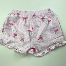 Load image into Gallery viewer, Girls Mango, lightweight pyjama shorts, flamingos, GUC, size 6,  