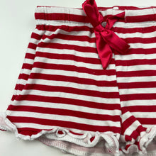Load image into Gallery viewer, Girls B&amp;L, cotton Christmas pyjama shorts, elasticated, GUC, size 5,  