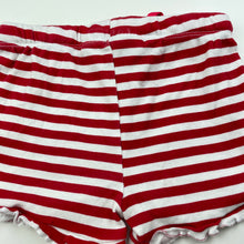 Load image into Gallery viewer, Girls B&amp;L, cotton Christmas pyjama shorts, elasticated, GUC, size 5,  