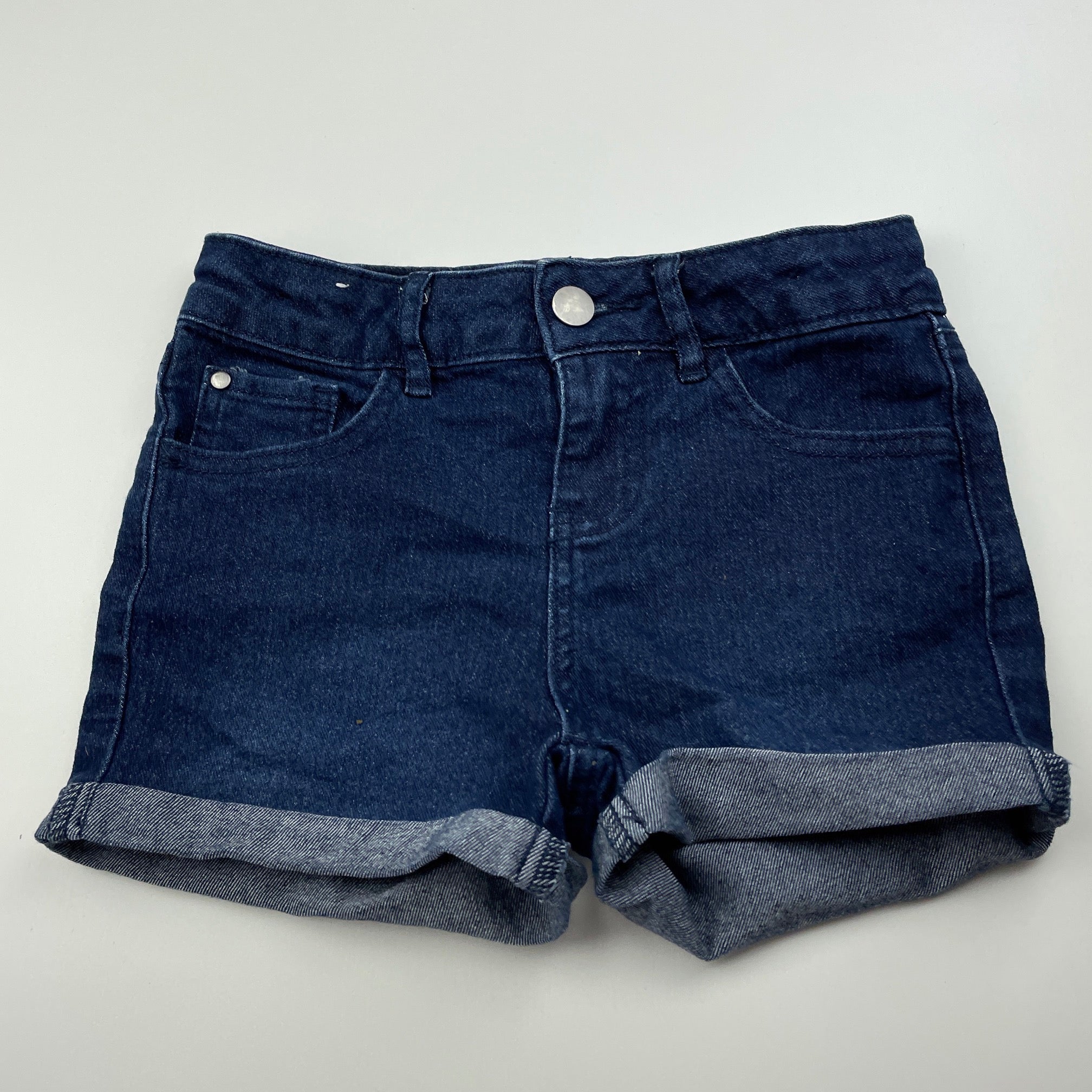 Baby girl blue jean on sale shorts