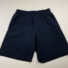 Load image into Gallery viewer, Boys School Zone, navy lightweight school shorts, elasticated, GUC, size 10,  
