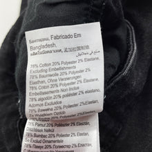 Load image into Gallery viewer, Boys Cotton On, black stretch denim jean shorts, adjustable, EUC, size 8,  