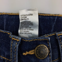 Load image into Gallery viewer, Girls H&amp;T, blue stretch denim jeans, adjustable, EUC, size 1