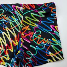Load image into Gallery viewer, Girls Balera, colourful dance shorts, elasticated, Sz: M, EUC, size 10-12,  