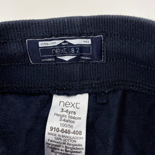 Load image into Gallery viewer, Boys Next, navy cotton casual shorts, elasticated, GUC, size 3-4,  