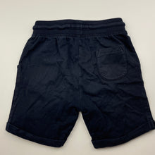 Load image into Gallery viewer, Boys Next, navy cotton casual shorts, elasticated, GUC, size 3-4,  
