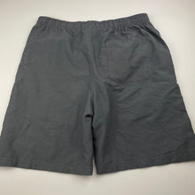 Load image into Gallery viewer, Boys School Zone, grey lightweight school shorts, elasticated, GUC, size 16,  