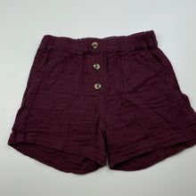 Load image into Gallery viewer, Girls Anko, crinkle cotton shorts, elasticated, GUC, size 8,  