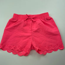 Load image into Gallery viewer, Girls Wave Zone, lightweight board shorts, elasticated, EUC, size 7,  