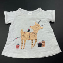 Load image into Gallery viewer, Girls Anko, Christmas cotton t-shirt / top, GUC, size 0,  