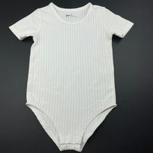 Load image into Gallery viewer, Girls Anko, white ribbed bodysuit, EUC, size 7,  