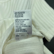Load image into Gallery viewer, Girls Anko, white ribbed bodysuit, EUC, size 7,  