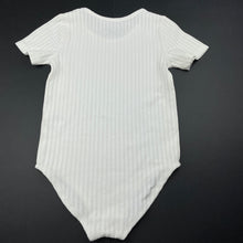 Load image into Gallery viewer, Girls Anko, white ribbed bodysuit, EUC, size 7,  