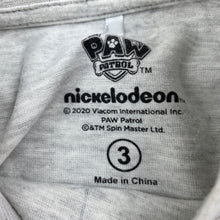 Load image into Gallery viewer, unisex Nickelodeon, Paw Patrol Christmas t-shirt / top, FUC, size 3,  