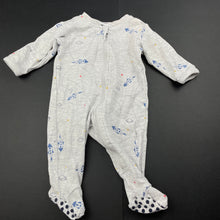 Load image into Gallery viewer, Boys Kids &amp; Co, grey zip coverall / romper, GUC, size 0000,  