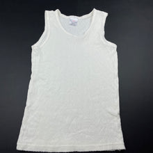 Load image into Gallery viewer, Girls Mango, cream pointelle cotton singlet top, EUC, size 10,  
