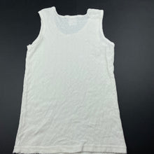 Load image into Gallery viewer, Girls Mango, cream pointelle cotton singlet top, EUC, size 10,  