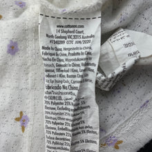 Load image into Gallery viewer, Girls Cotton On, lightweight floral t-shirt / top, EUC, size 5,  