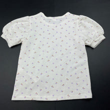 Load image into Gallery viewer, Girls Cotton On, lightweight floral t-shirt / top, EUC, size 5,  