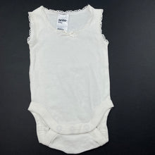 Load image into Gallery viewer, Girls Anko, lace trim cotton singletsuit, EUC, size 0000,  