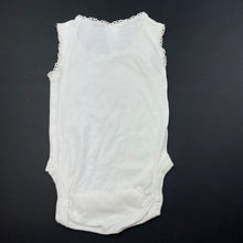 Load image into Gallery viewer, Girls Anko, lace trim cotton singletsuit, EUC, size 0000,  