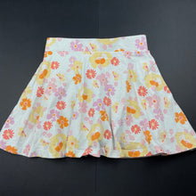 Load image into Gallery viewer, Girls Anko, floral cotton skirt, built-in shorts, elasticated, GUC, size 6,  